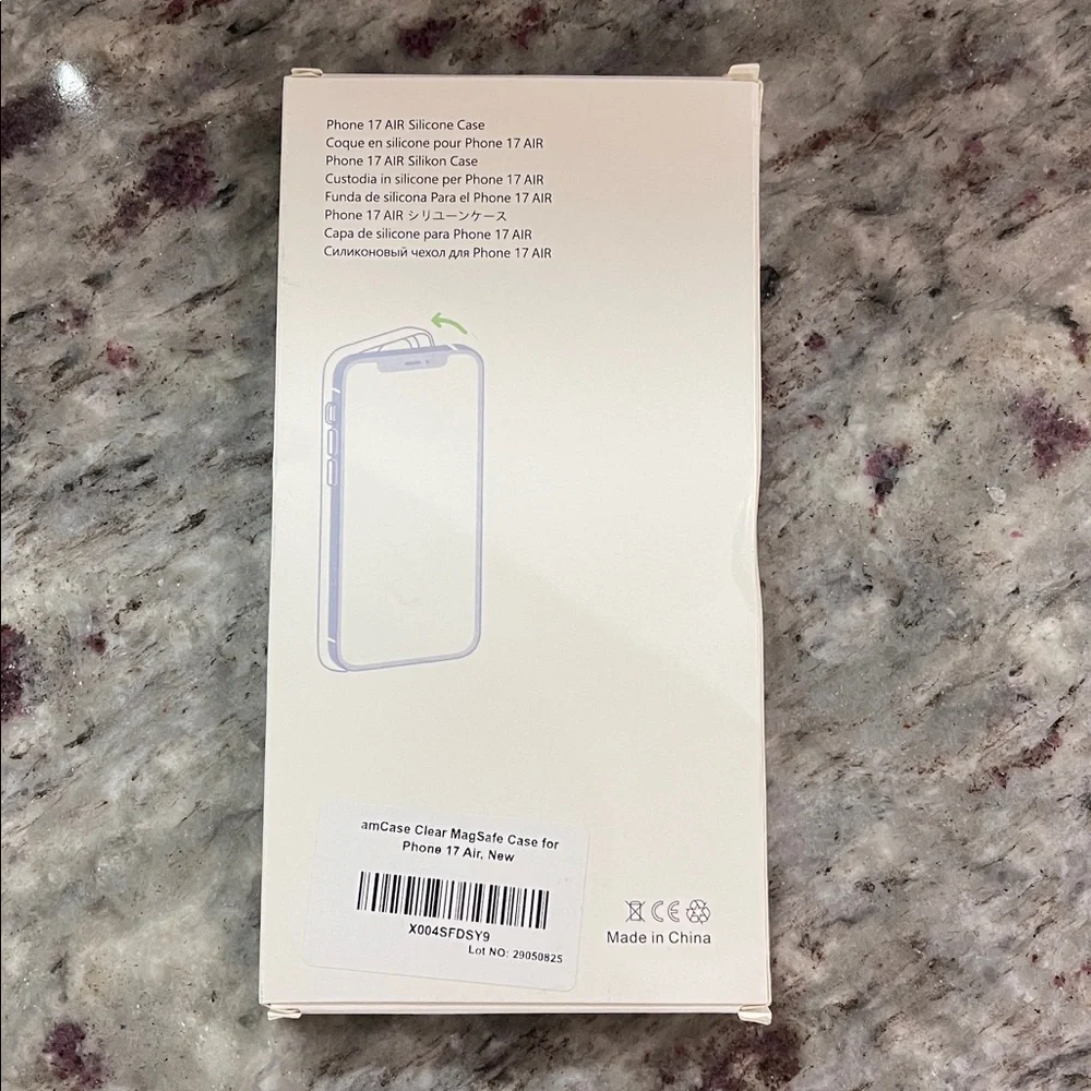 NEW As-is Clear Silicone Case for iPhone 17 Air - Picture 2 of 7